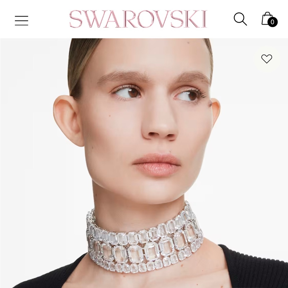 Swarovski Millenia choker NWOT